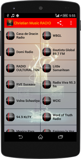 Android application Christian Music RADIO screenshort