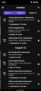 Hacker Tracker - Schedule App Screenshot