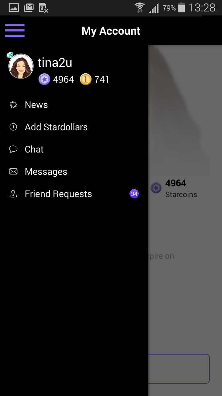 Android application Stardoll Access screenshort
