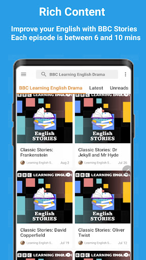 Android application BBC Learning English Drama screenshort