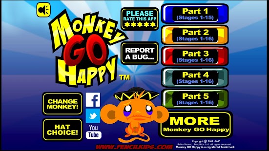 Szczęśliwy zrzut ekranu Monkey GO