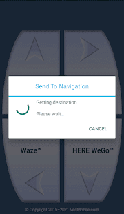Send to Navigation Capture d'écran
