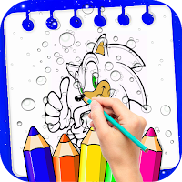 Soni Bleu Coloring Hedgeh book