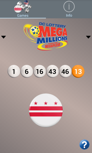 Android application DC Lottery:Algorithm for Lotto screenshort