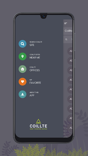 Android application Access Routes screenshort