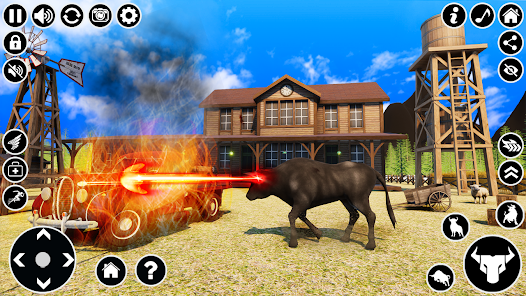 Cow Simulator: Bull Attack 3D 1.0 APK + Mod (Unlimited money) untuk android