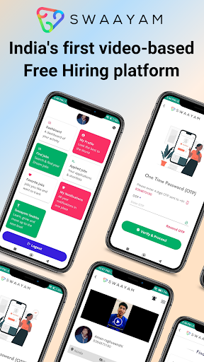 Android application Swaayam - Video led Job Search screenshort
