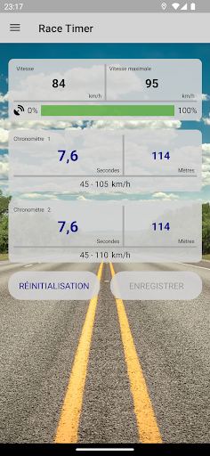GPS Race Timer screenshot 1