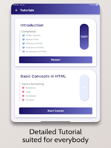 Screenshot 18 HTML Tutorial - Simplified android