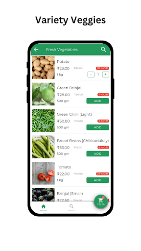 Leafus - Vegetable Delivery Screen 3