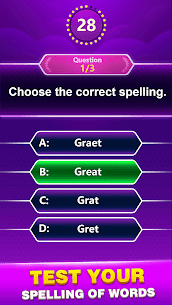 Spelling Quiz MOD APK -Word Trivia (UNLIMITED GEMS) Download 1