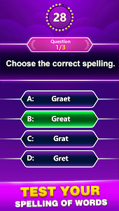 Spelling Quiz - Word Trivia