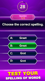 Spelling Quiz - Spell learning Trivia Word Game 2.0 screenshots 1