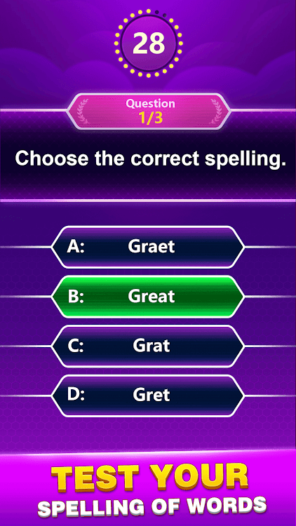 Spelling Quiz - Word Trivia - 3.1 - (Android)