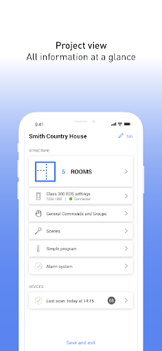 Home + Project Screen 3