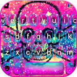 Cover Image of Unduh Sparkling Galaxy Skull Keyboar  APK