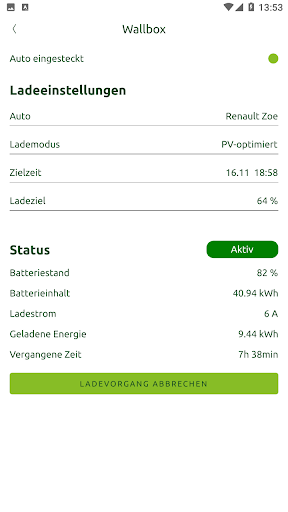 Consolinno Energy HEMS Screen 2