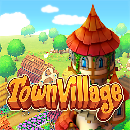 「Town Village: Farm Build City」圖示圖片