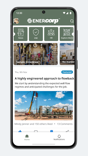 Android application EnerCorp - SandBox screenshort
