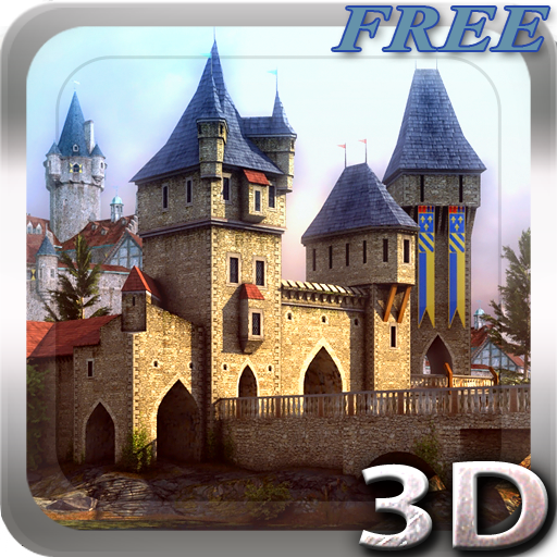 Castle 3D Free live wallpaper  Icon