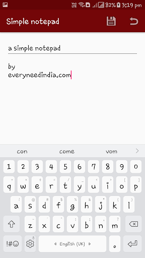 Simple Notepad - Password Prot