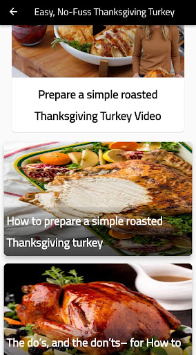 Thanksgiving turkey recipe Screen 3