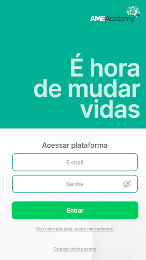 Android application AME Academy screenshort