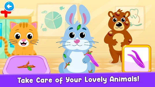Animal Games for Kids Offline