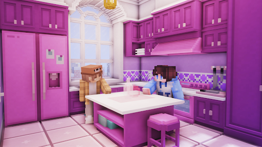Android application Barbie Pink Mod for Minecraft  screenshort