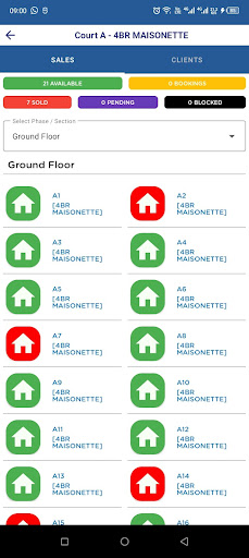 Android application Marwa Homes lTD screenshort