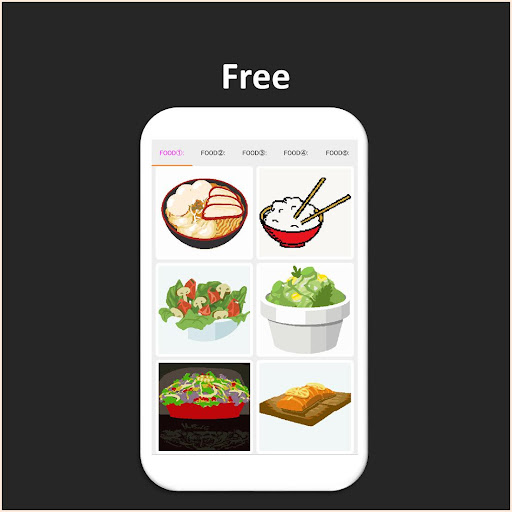 Color by Number - food Screen 2