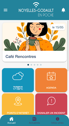 Android application Noyelles-Godault en poche screenshort