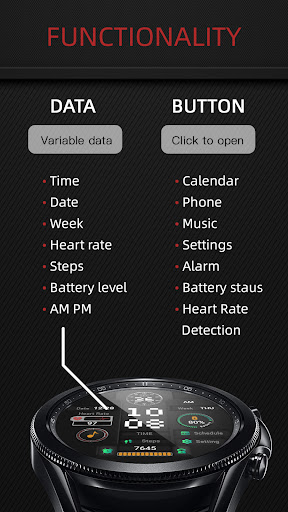 Function Dark For Wear OS Screen 2