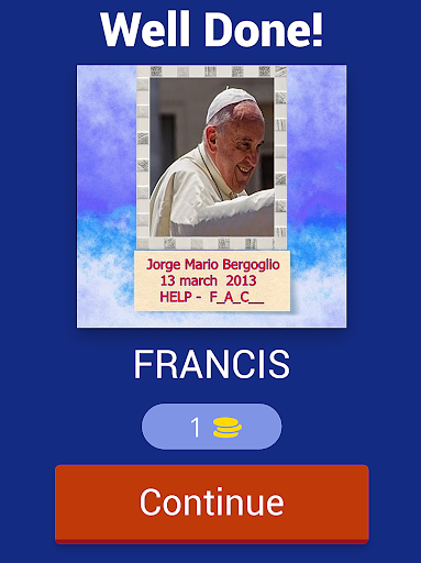 Quiz guess the Pope