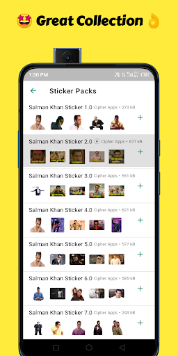 Salman Khan Sticker for WA Screen 3