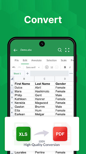 XLSX Viewer: XLS Reader Screen 3