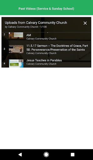 Calvary Community Church Screen 2