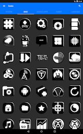 Flat Black and White Icon Pack poster 22
