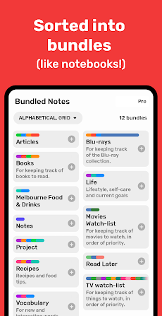 Bundled Notes - Lists, To-doのおすすめ画像2