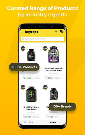 Buyceps: Fitness Supplements Screen 3