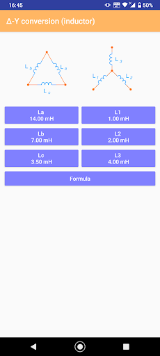 Star-Delta Calculator Screen 3