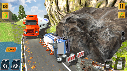 Oil Tanker Euro Truck Games 0.3 APK + Мод (Unlimited money) за Android