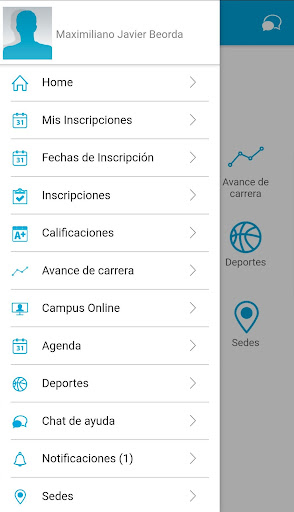 MyUP Screen 2