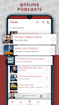 screenshot of myTuner Radio App: FM stations