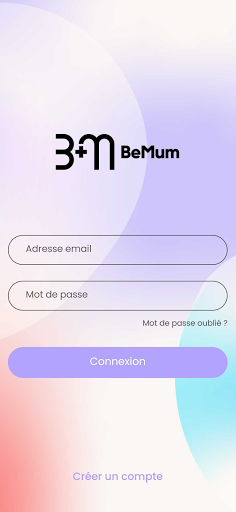 Android application BeMum screenshort