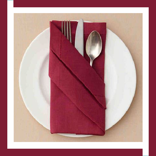 Table Napkin Folding Tutorial - Apps on Google Play