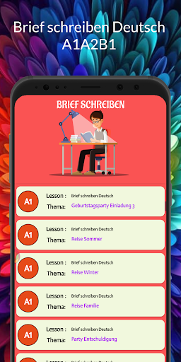Brief schreiben Deutsch A1A2B1 Screen 2