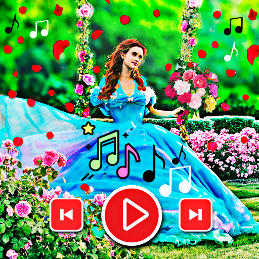Rose flower video maker song Download on Windows