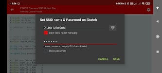 screenshot of ESP32 Camera Wifi Robot Car