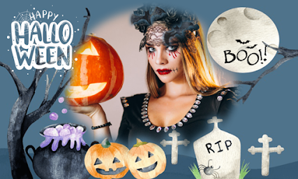 Halloween Photo Frame Editor